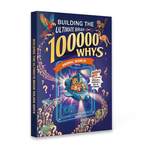 Animal World 100,000 Whys science book cover