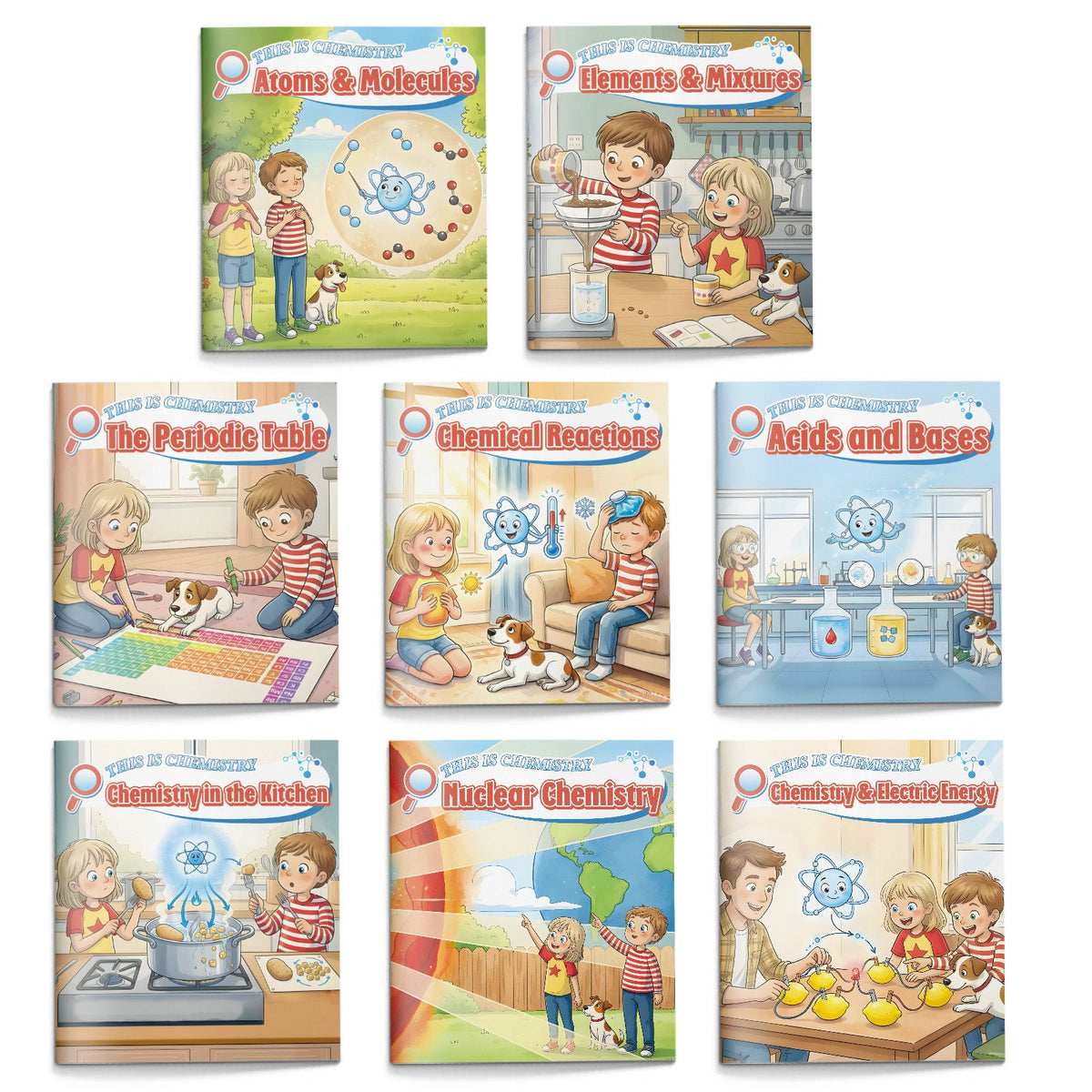 This Is Chemistry eight-book science collection — one of the two sets in this bundle